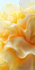 Poster - golden waves abstract background with flowing lines, ideal for technology or futuristic designs