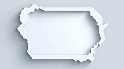Poster - Beautifully Designed Abstract Frame with Textured Edges Display