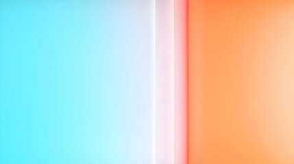 Poster - Soft Gradient Background with Blue and Orange Color Transition