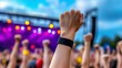 © Niwat - Crowd Showing Unity and Excitement at Outdoor Music Concert