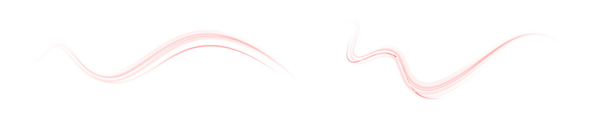 Wall Mural - abstract flowing red light curve representing speed and fluidity