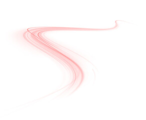 Poster - soft and subtle red energy swirl evoking a sense of harmony and flow