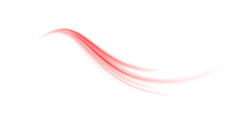 Wall Mural - bright and soft red stream of light blending into a white background