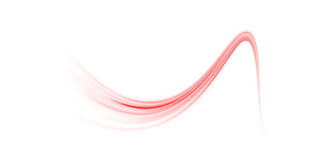 Poster - gentle red light wave creating an aesthetic and dreamy atmosphere