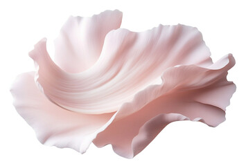 Poster - This delicate pastel pink petal exhibits soft blurred edges and an ethereal glow, creating an ultra-dreamy and elegant botanical presence against transparent backdrop.