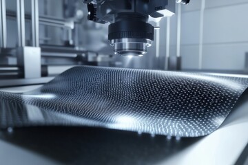 Poster - Advanced technology in a manufacturing process with a focus on precision engineering and materials