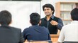 © Jo - Indian Lecturer Explaining Concepts to Students