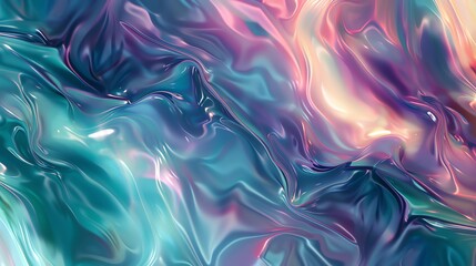 An abstract background with a wavy, flowing pattern in blue, purple, and pink.