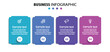 © andreyorb - Business vector infographic template with 4 options or steps. Can be used for workflow layout, diagram, annual report, web design