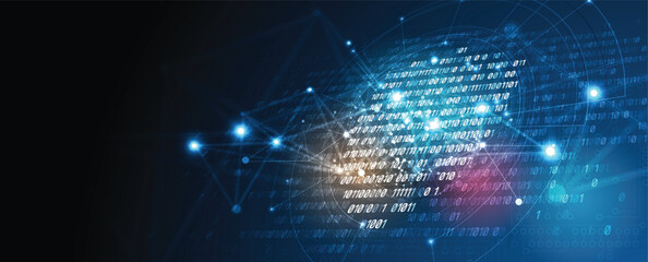 Cyber security technology vector background