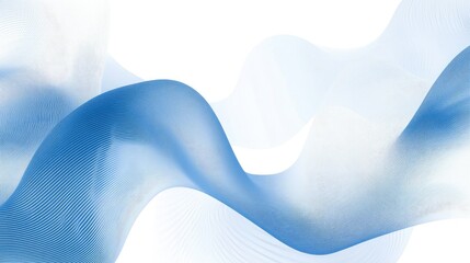 Poster - A smooth and elegant gradient of blue and white with subtle molecule illustrations, perfect for a medical concept.