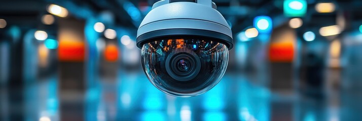 Poster - High-resolution video camera with motion detection capability in modern environment