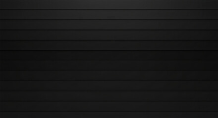 Poster - Smooth Fading Straight Lines In A Row 3D Vector Blurred Effect Dark Gray Abstract Background. Rendered Wall. Minimalistic Black Empty Space Abstract Wallpaper
