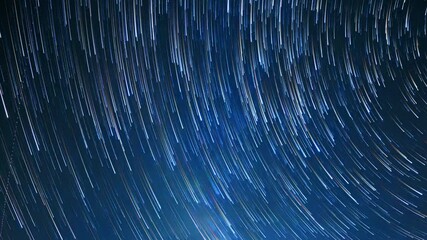 Wall Mural - milky way time-lapse twinkling stars on a dark night.