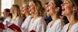 © ON - Studio - Joyful choir members singing on Easter Sunday, harmonious celebration