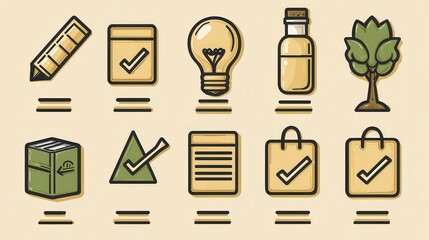 Poster - Unique pack of 15 thin line icons representing various business digital and web design concepts  This set includes simple minimalist symbols for UI UX app and infographic use