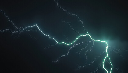 Aufkleber - mesmerizing display of lightning illuminates dark sky nature raw power and electrifying beauty