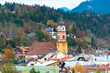 Town of Mittenwald in Bavaria - Germany
