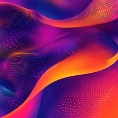 Poster - Abstract Digital Waves: A Mesmerizing Blend of Colors and Patterns in Modern Art
