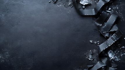 Poster - Vintage film texture abstract art dark background photography creative environment close-up
