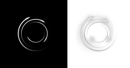 Wall Mural - png abstract light neon background. luminous circle. luminous spiral cover. wake wave, fire path tra