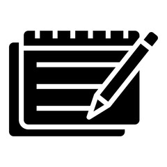 Poster - notes vector icon