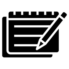 Poster - notes vector icon