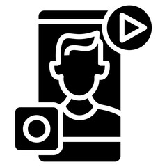 Poster - social media  vector icon