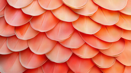 Close-Up of Coral-Colored Scales