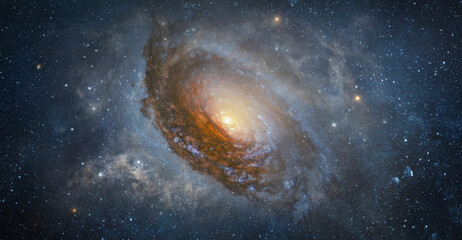 Wall Mural - space scene with stars in the galaxy. elements of this image furnished by nasa