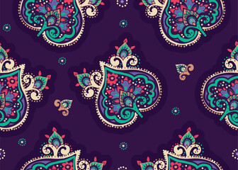 seamless pattern with vintage elements. for fabric, wallpaper, packaging, decoration.