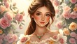 © yanma - 花に囲まれたプリンセス