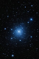 Wall Mural - arafed image of a cluster of stars in the night sky
