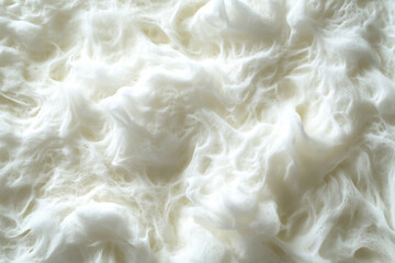 Aufkleber - Abstract image of white foam, textured and swirling, resembling clouds or whipped cream.
