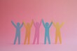 © Imagentive - Pastel People Celebrating Success Together