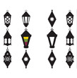© Fozlul - Traditional Islamic Lantern and 9 Icon Set for Ramadan and Festive Designs
