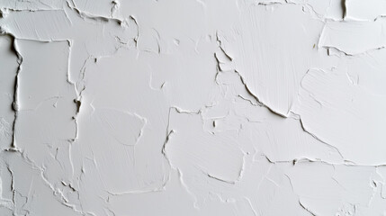 Poster - Textured white wall with artistic plaster finish showcases intricate patterns and depth in contemporary design