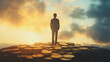 © Kamonwan - A businessman investing in future growth showcasing success strategy and leadership in finance. AI generative