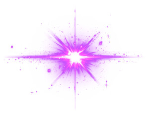 Wall Mural - png a purple glowing light effect flare star astronomy.
