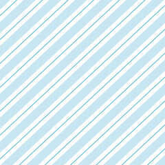 Poster - Stripe seamless pattern, white and blue can be used in the design of fashion clothes.