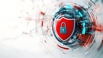 Poster - Digital Shield Protecting Data With Secure Lock