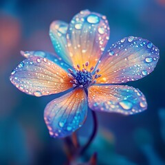Poster - Elegant floral background with delicate flowers, perfect for romantic, nature-inspired, or decorative designs.


