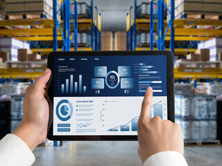 Poster - business data dashboard provide business intelligence analytic for marketing strategy planning snugl