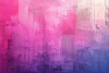 Poster - Abstract pink and purple gradient texture on a rough wall.