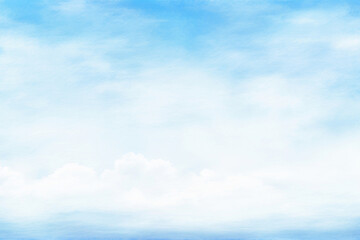 Wall Mural - serene blue sky png overlay effect, transparent background