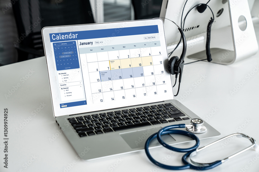 My Daily Schedule Computer Calendar on computer software application for schedule planning for ...