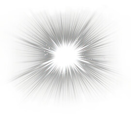 Wall Mural - png white glowing light effect rays phenomenon brightness.