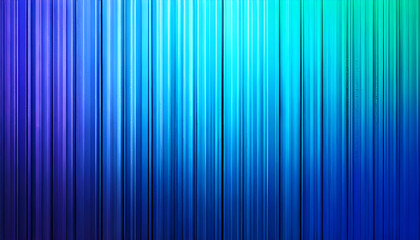Poster - Colorful curtain background creating a gradient effect from blue to green