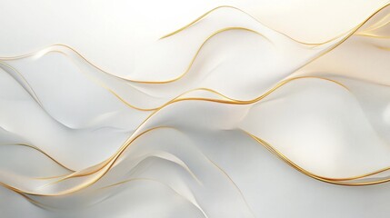 Poster - Creating dynamic minimalist art with gold lines studio visual art contemporary close-up modern design exploration