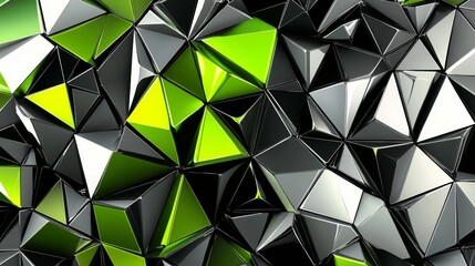 Poster - Futuristic geometric art urban landscape digital design modern environment close-up view angular patterns